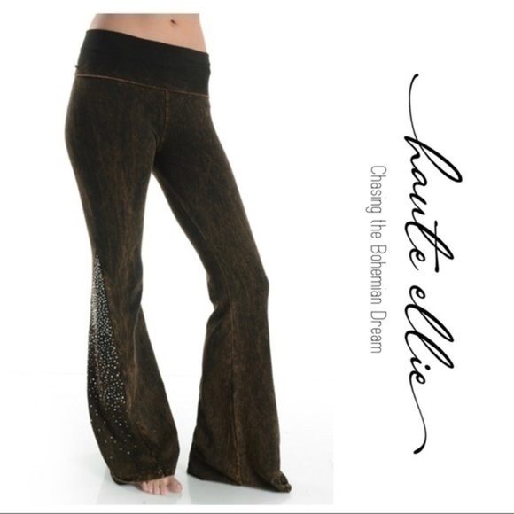 RONSTADT-Mineral Wash Wide Leg Yoga Pant - Picture 3 of 15